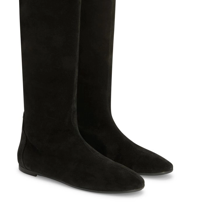 ヘストラ 3-Finger Full Leather Black/ 8