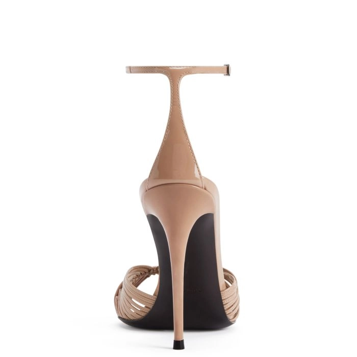 INTRIIGO SHELL 105: Sandals Beige | Giuseppe Zanotti