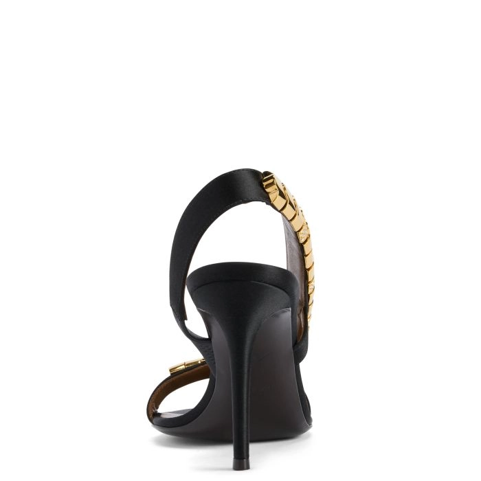 GZ DAFNE 90: Sandals Black | Giuseppe Zanotti