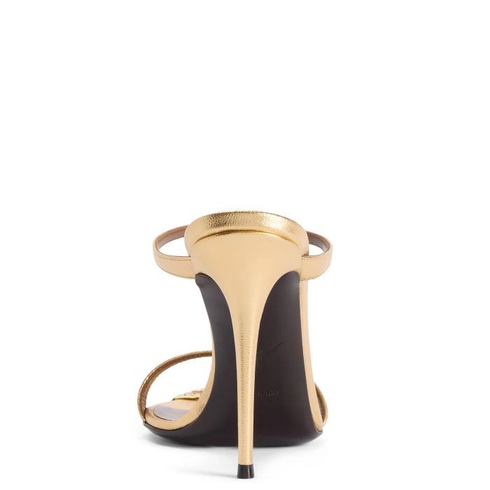 INTRIIGO JEWELRY 105: Sandals Gold | Giuseppe Zanotti