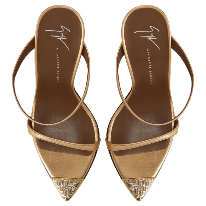 INTRIIGO JEWELRY 105: Sandals Gold | Giuseppe Zanotti