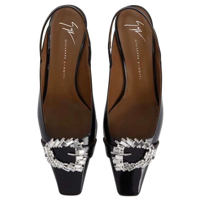 BRENDHA SPARKLE 45: Pumps Black | Giuseppe Zanotti