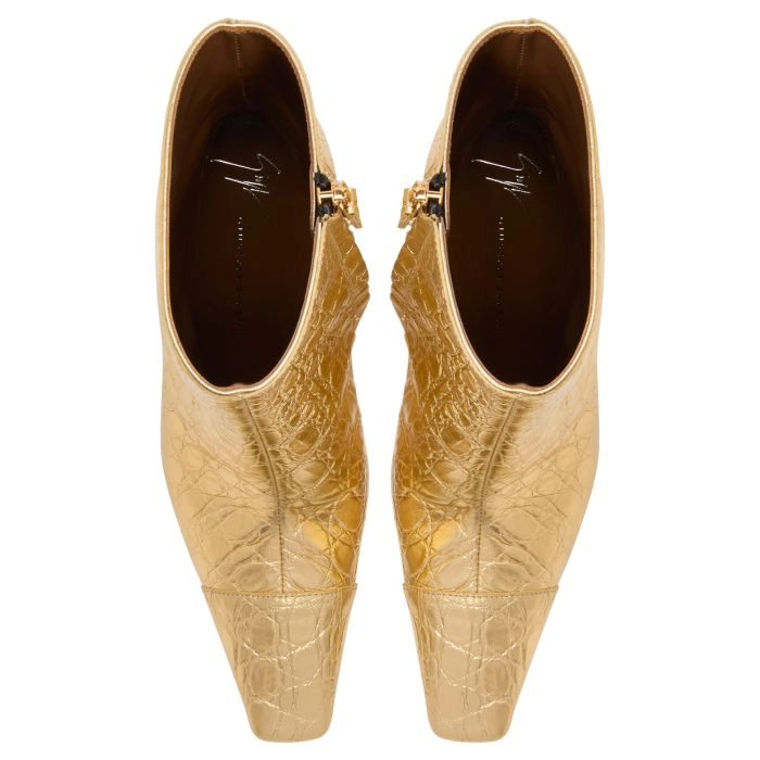 JANIEE BOOTIE 90: Boots Gold | Giuseppe Zanotti