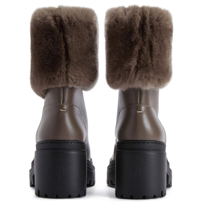 MAIRI FUR: Boots Brown | Giuseppe Zanotti