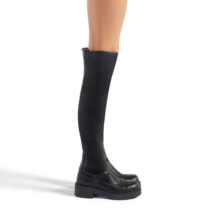 DIRAN OVER THE KNEE: Boots Black | Giuseppe Zanotti