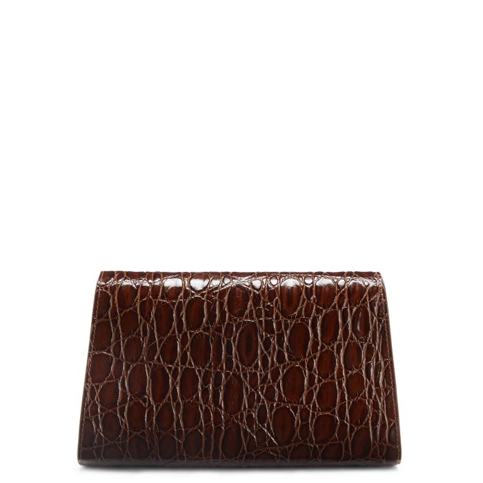 CLEOPATRA MINI: Clutches Brown | Giuseppe Zanotti