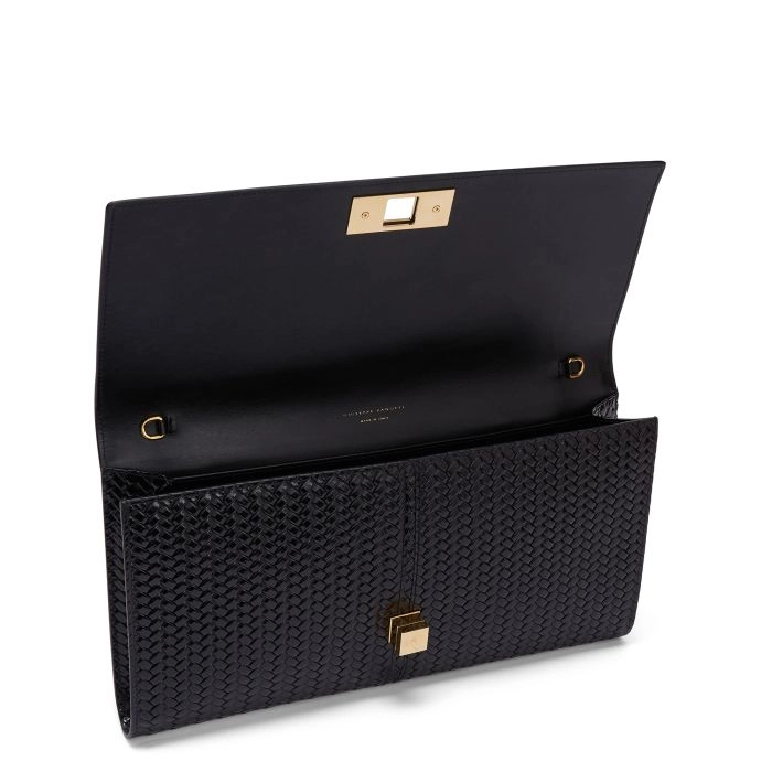 MONTSERRAT BAG: Clutches Black | Giuseppe Zanotti