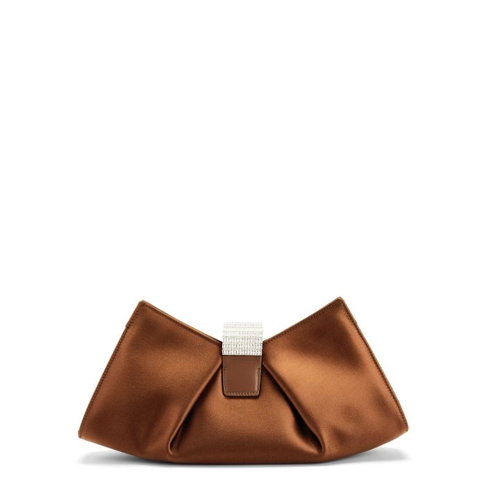 COCKTAIL BAG: Clutches Brown | Giuseppe Zanotti