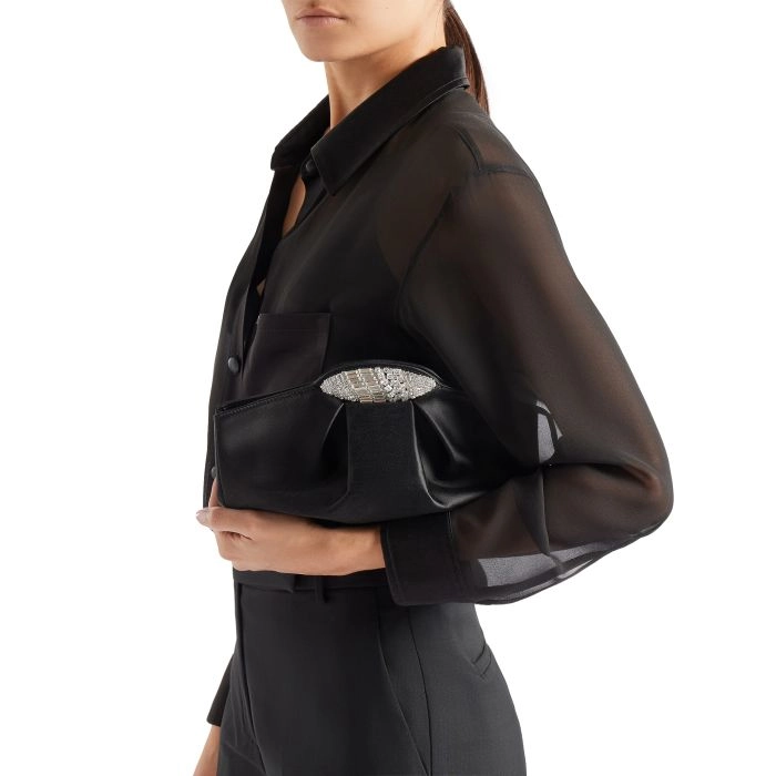 GZ DUMPLING: Clutches Black | Giuseppe Zanotti