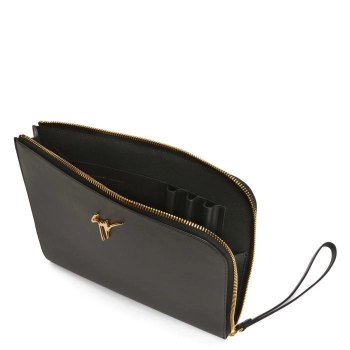クラッチバッグ FABIANA FILIPPI Woman Clutch Black BGD265A849L256 VRU FABIAN