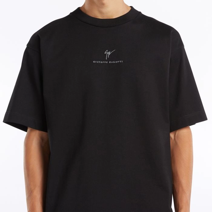LR-62: Camisetas Preto | Giuseppe Zanotti