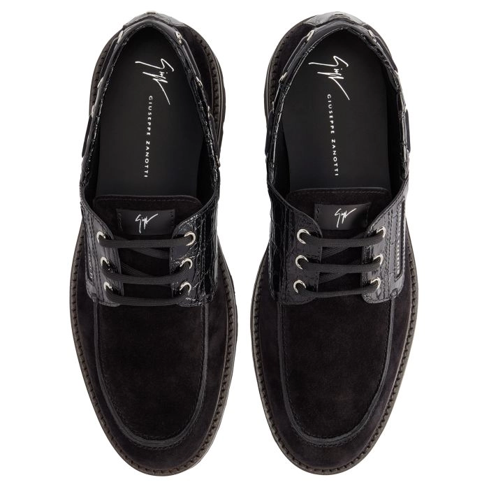RIVAUX: Lace up Black | Giuseppe Zanotti