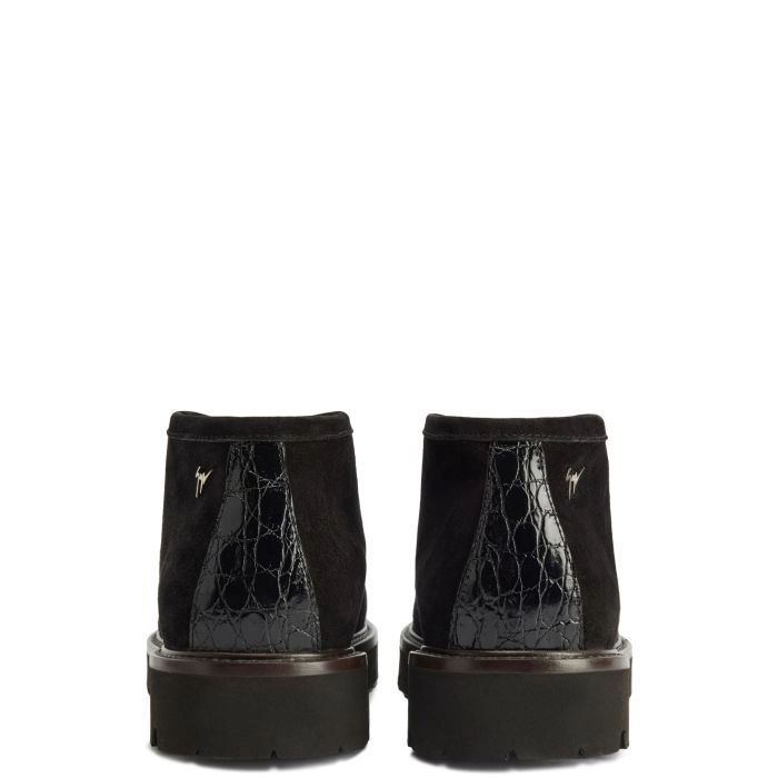 RIVAUX HIGH: Lace up Black | Giuseppe Zanotti