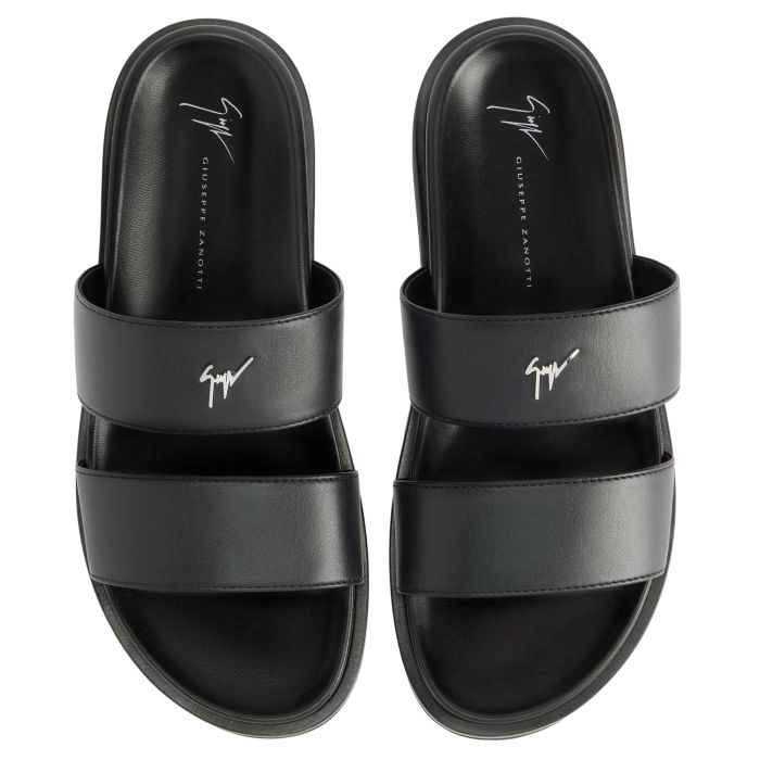 Giuseppe Zanotti Design ブラックサンダル　37 URBANER: Sandals Black | Giuseppe Zanotti