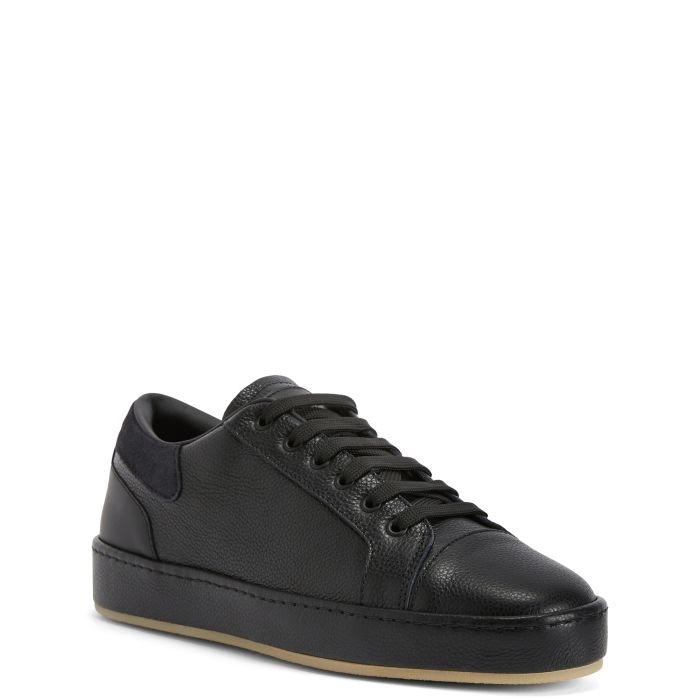 Giuseppe Zanotti Low Top Crocodile Print Leather White Zip