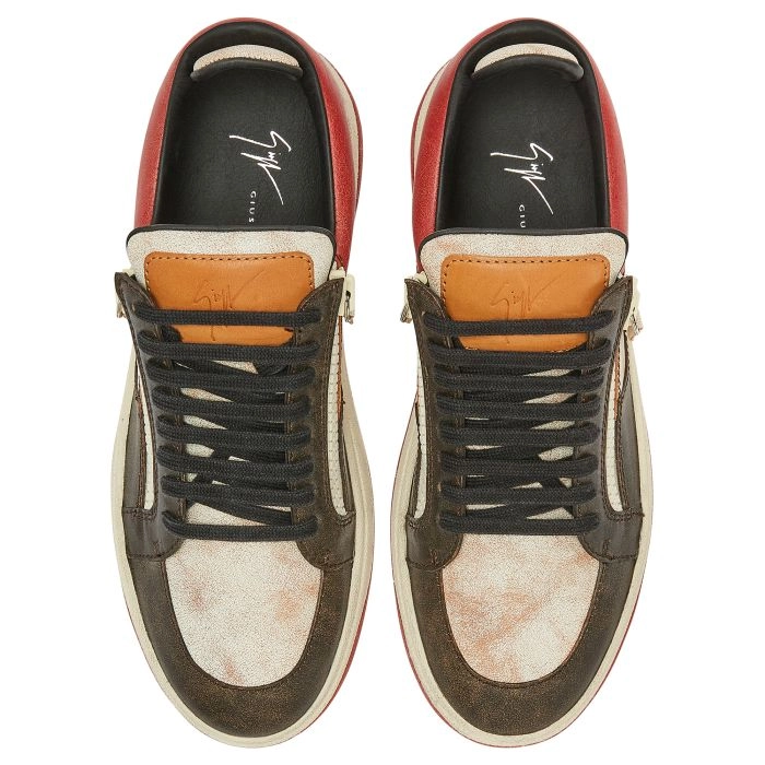 国内発送★GIUSEPPE ZANOTTI★GZ94 ロートップレザースニーカー GZ94