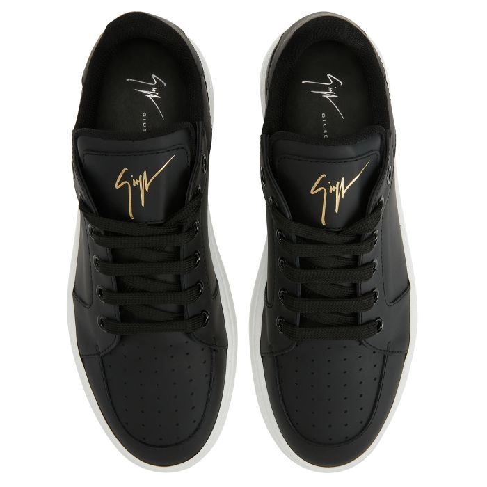 スニーカー GIUSEPPE ZANOTTI SS22 MAYLONDON SNEAKERS (RS20044_003) GIUSEPPE ZANOTTI MAY LONDON SC BIANCO ZIP & BUCKLE HIGH TOP