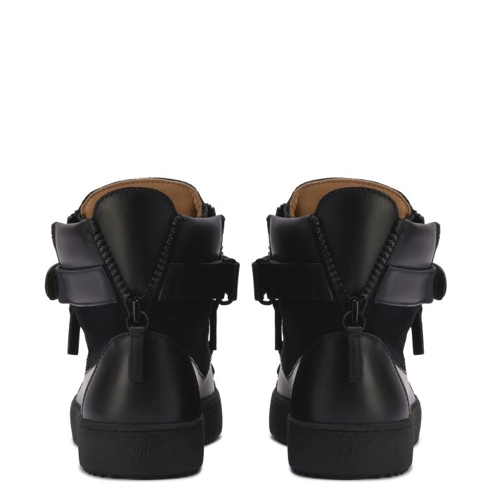 COBY MATT: Mid top sneakers Black | Giuseppe Zanotti