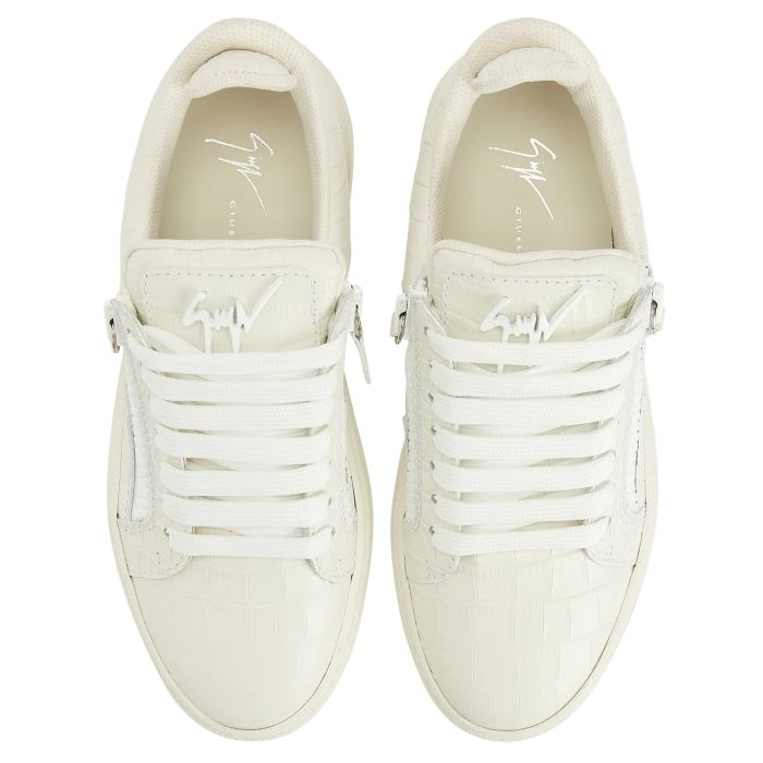 スニーカー GIUSEPPE ZANOTTI Women Sneakers RS10035 005 WHITE Giuseppe Zanotti Women's Trainers Sneakers White Size 35 Sz